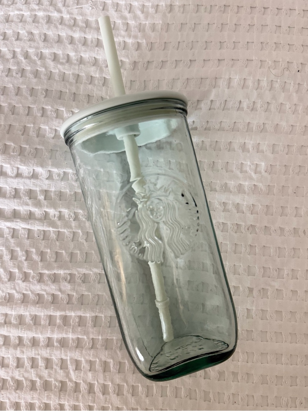 Starbucks Recycled Glass Tumbler with Straw